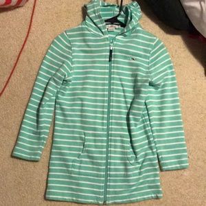A jacket that striped